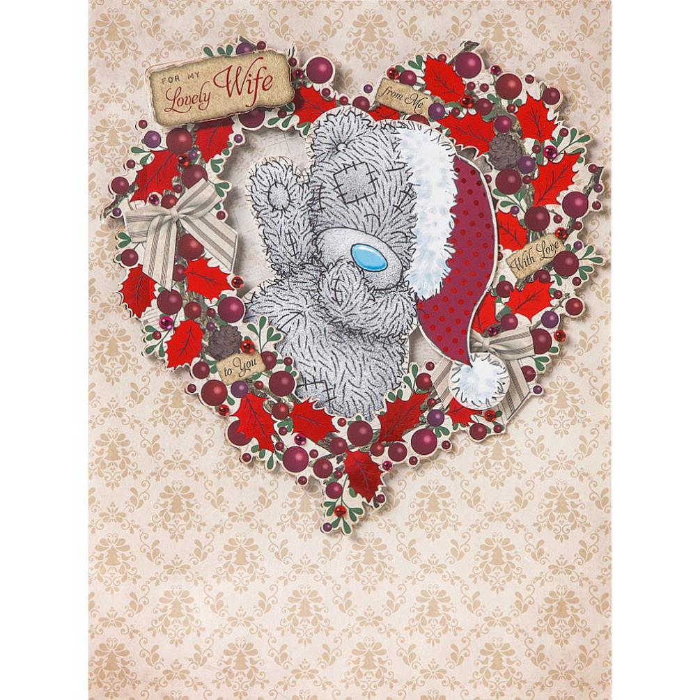 Lovely Wife Me to You Bear Luxury Boxed Christmas Card Extra Image 1
